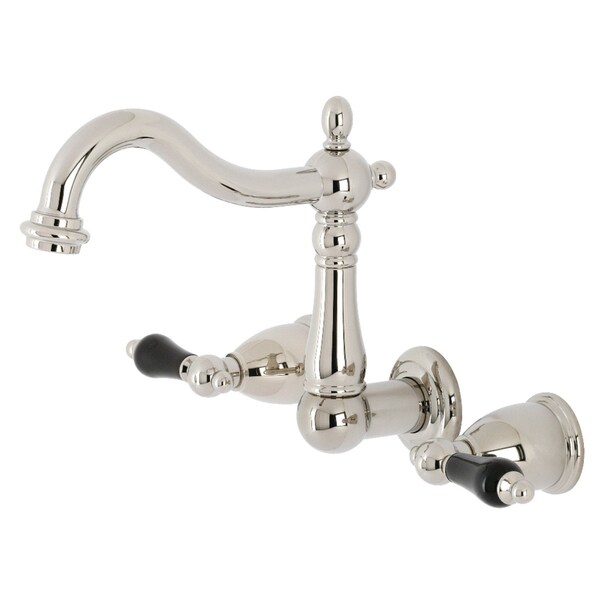 KS1256PKL Duchess 2-Handle Wall Mount Bathroom Faucet, Polished Nickel